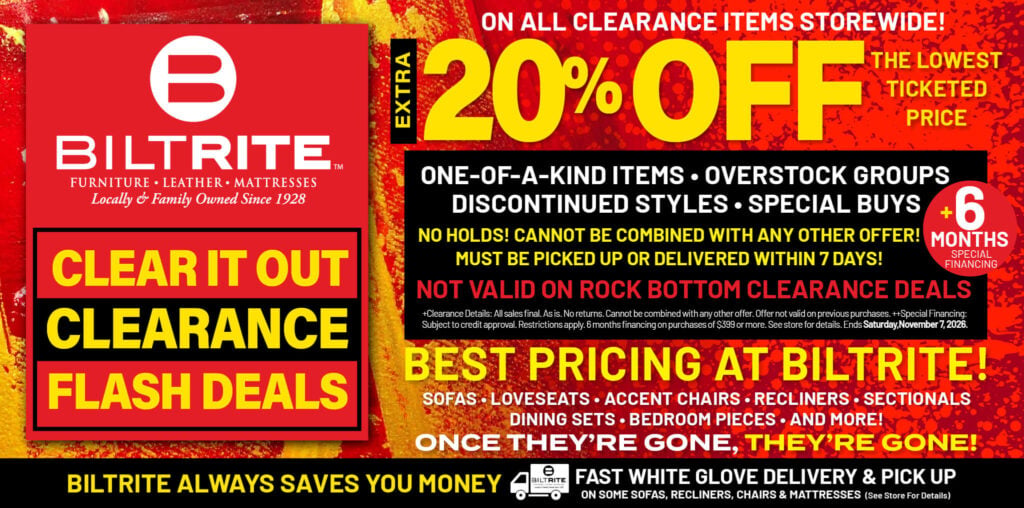 Biltrite Clearance Deals Online Homepage Rotator 2048x1015 1 1024x508