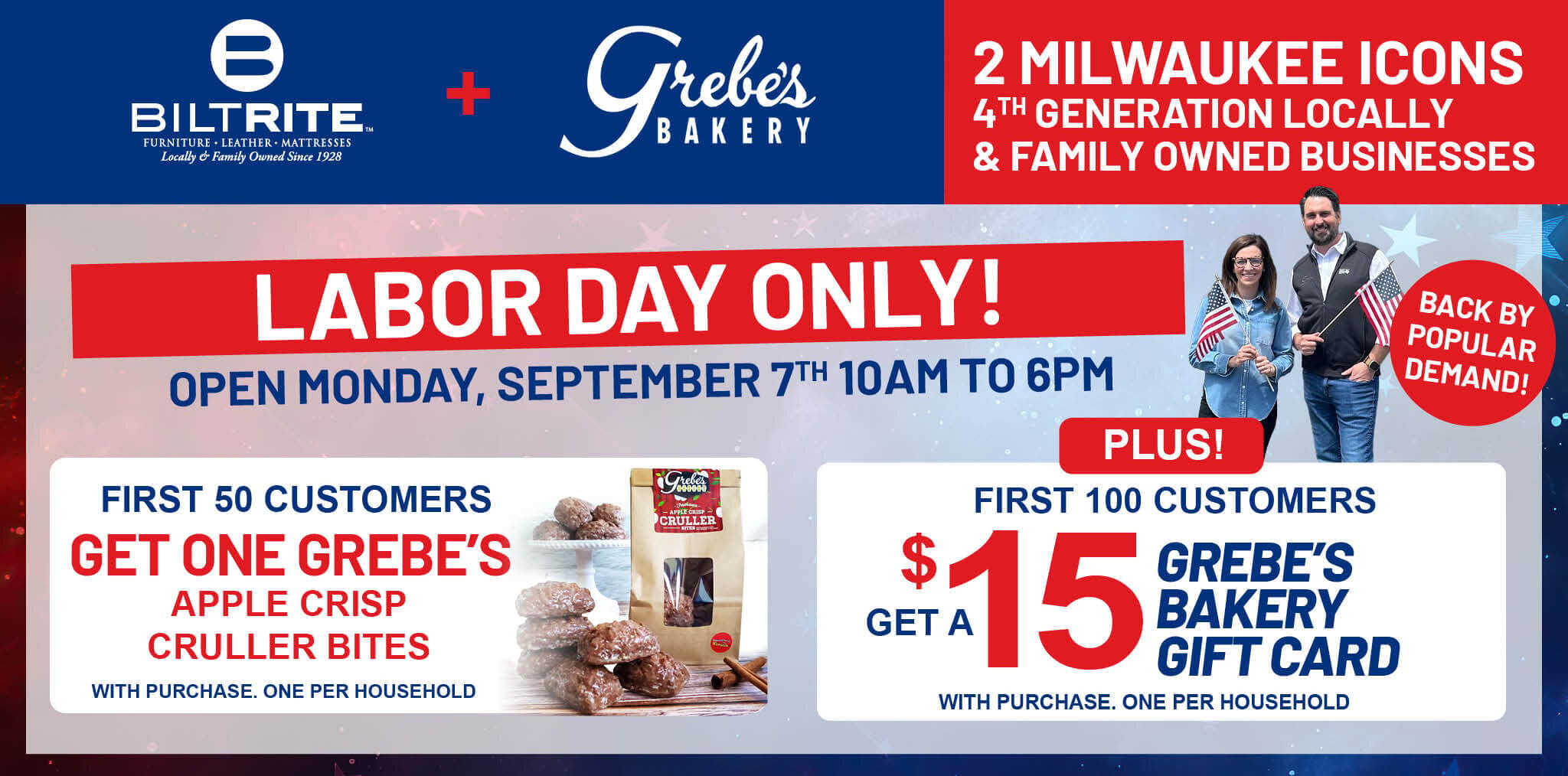 Biltrite X Grebes Laabor Day Donuts Online Homepage Rotator 2048×1015