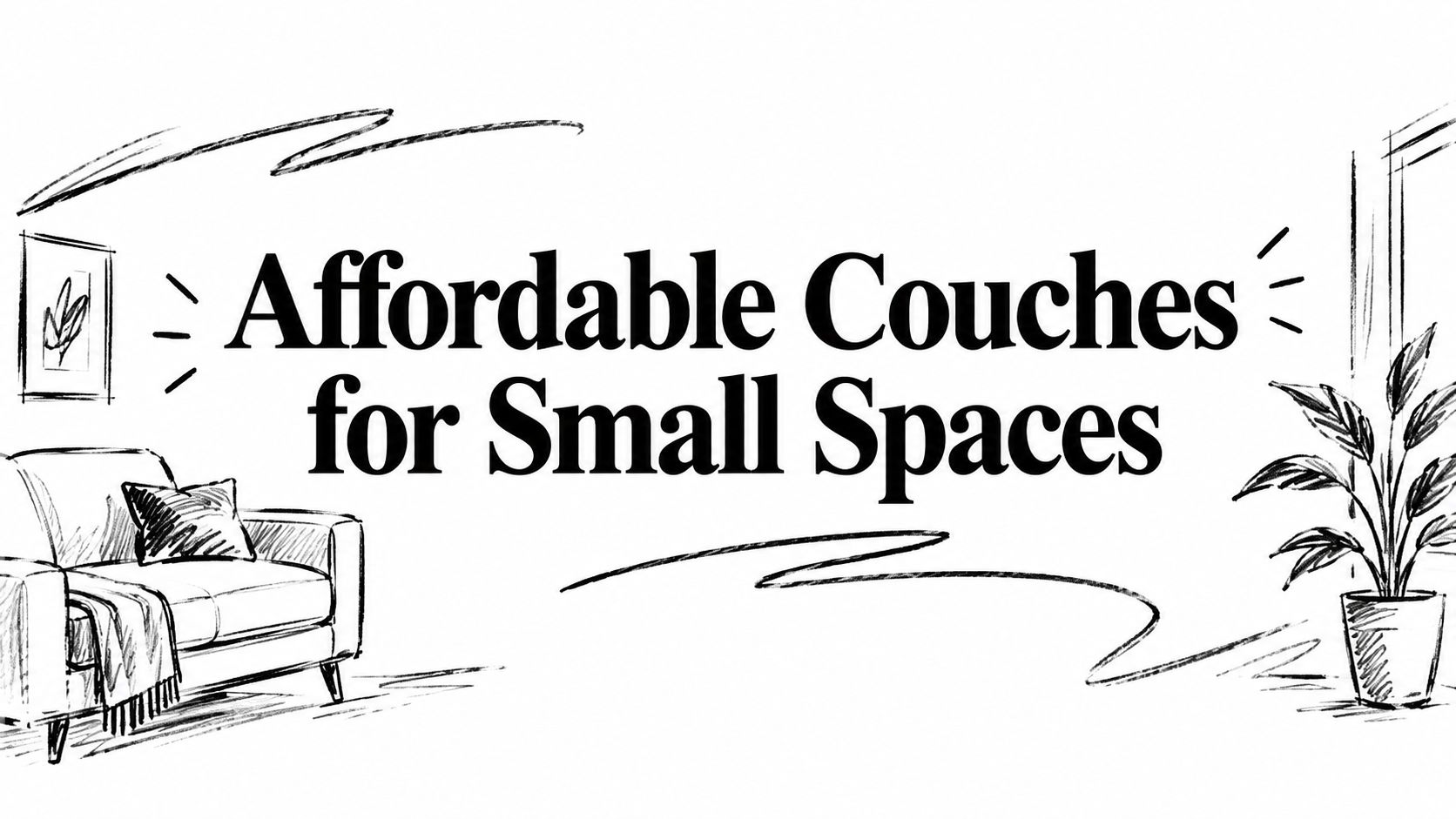 Affordable Couches For Small Spaces Sofa Illustration