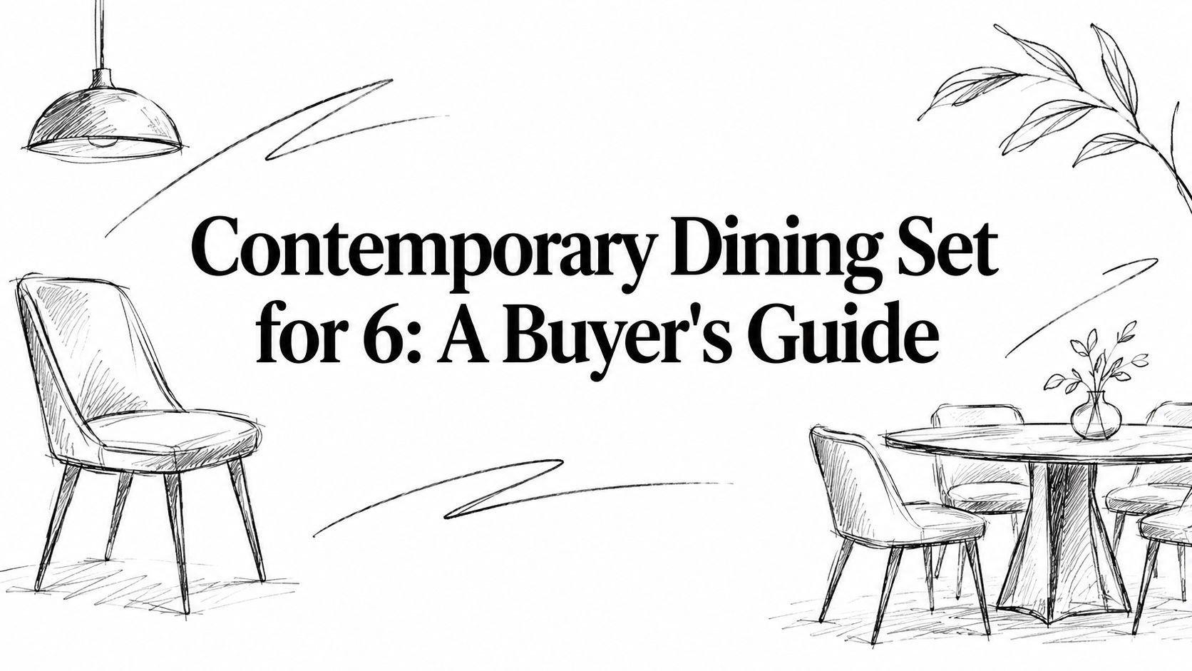Contemporary Dining Set For 6 Dining Furniture