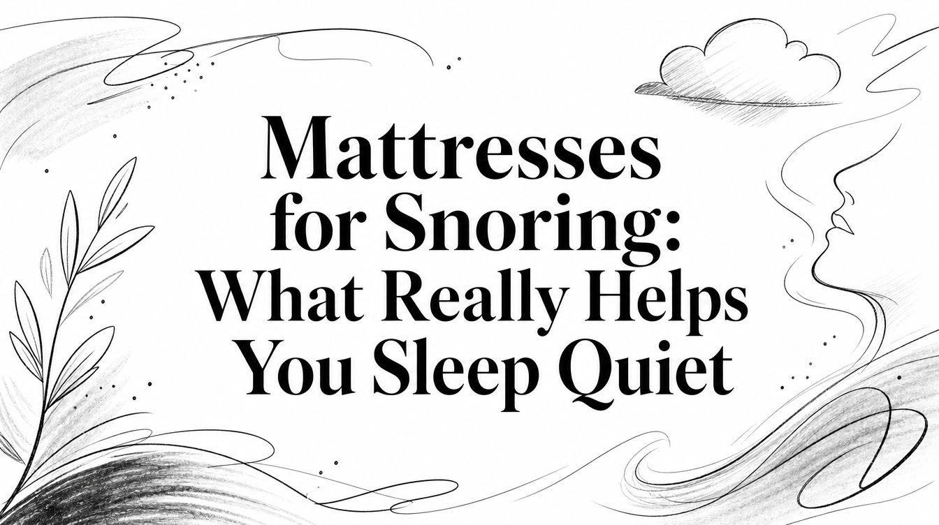 Mattresses For Snoring Sleep Advice