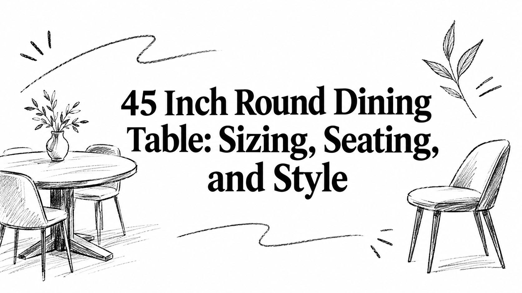 45 Inch Round Dining Table Dining Sketch