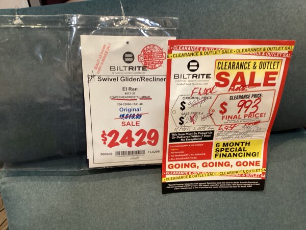 El Ran Power Swivel Glider Final Price - Image 2