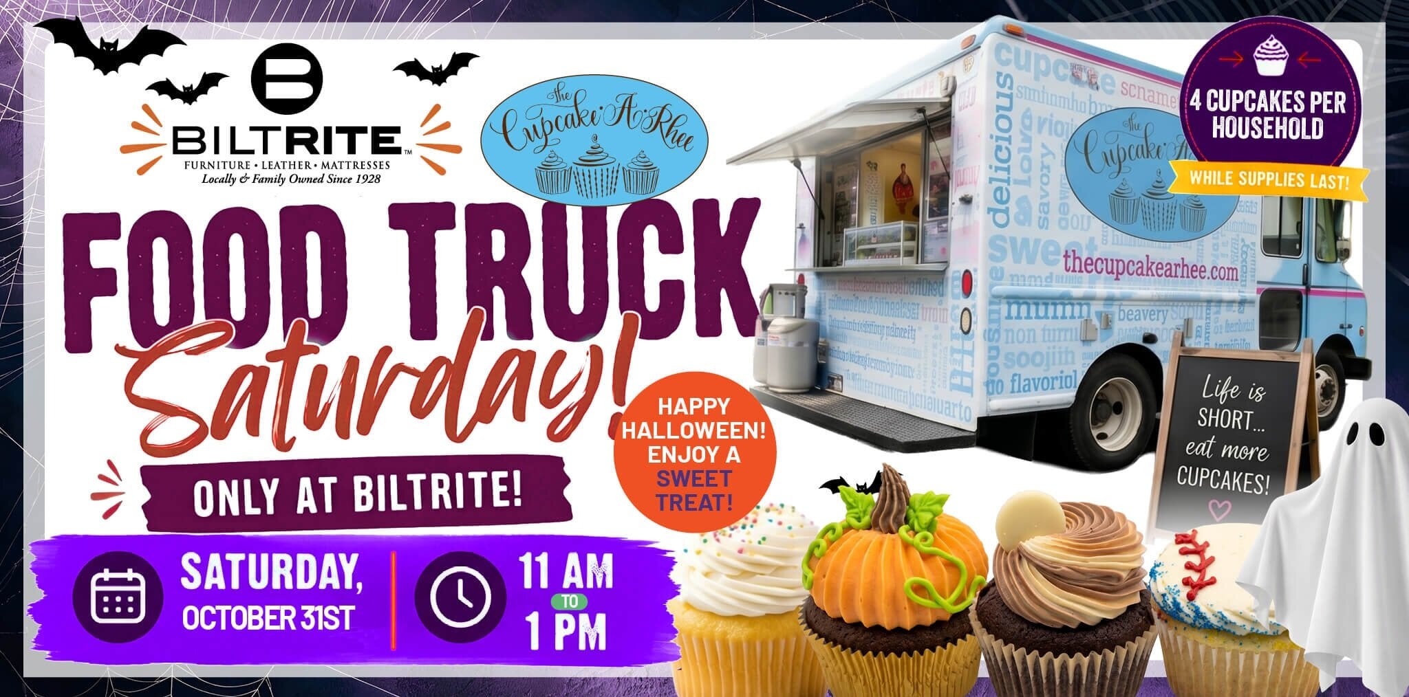 Biltrite X CupcakeARhee Halloween Online Homepage Rotator 2048&times;1015