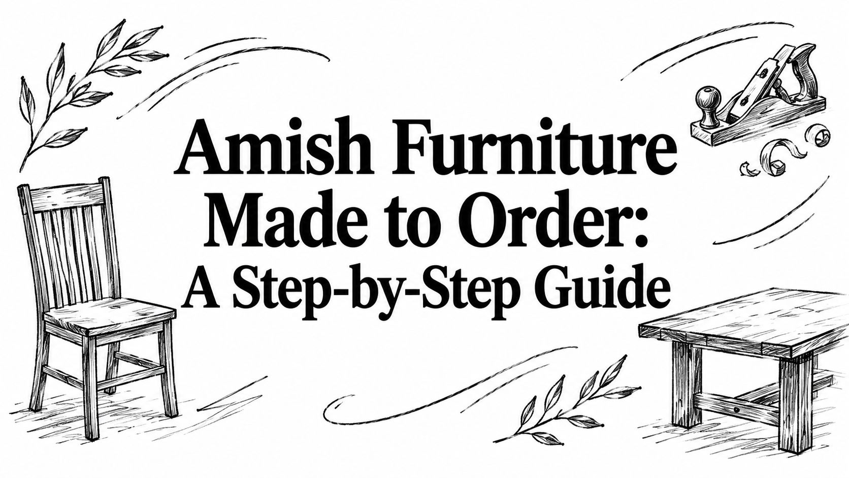 Amish Furniture Made To Order Furniture Illustration