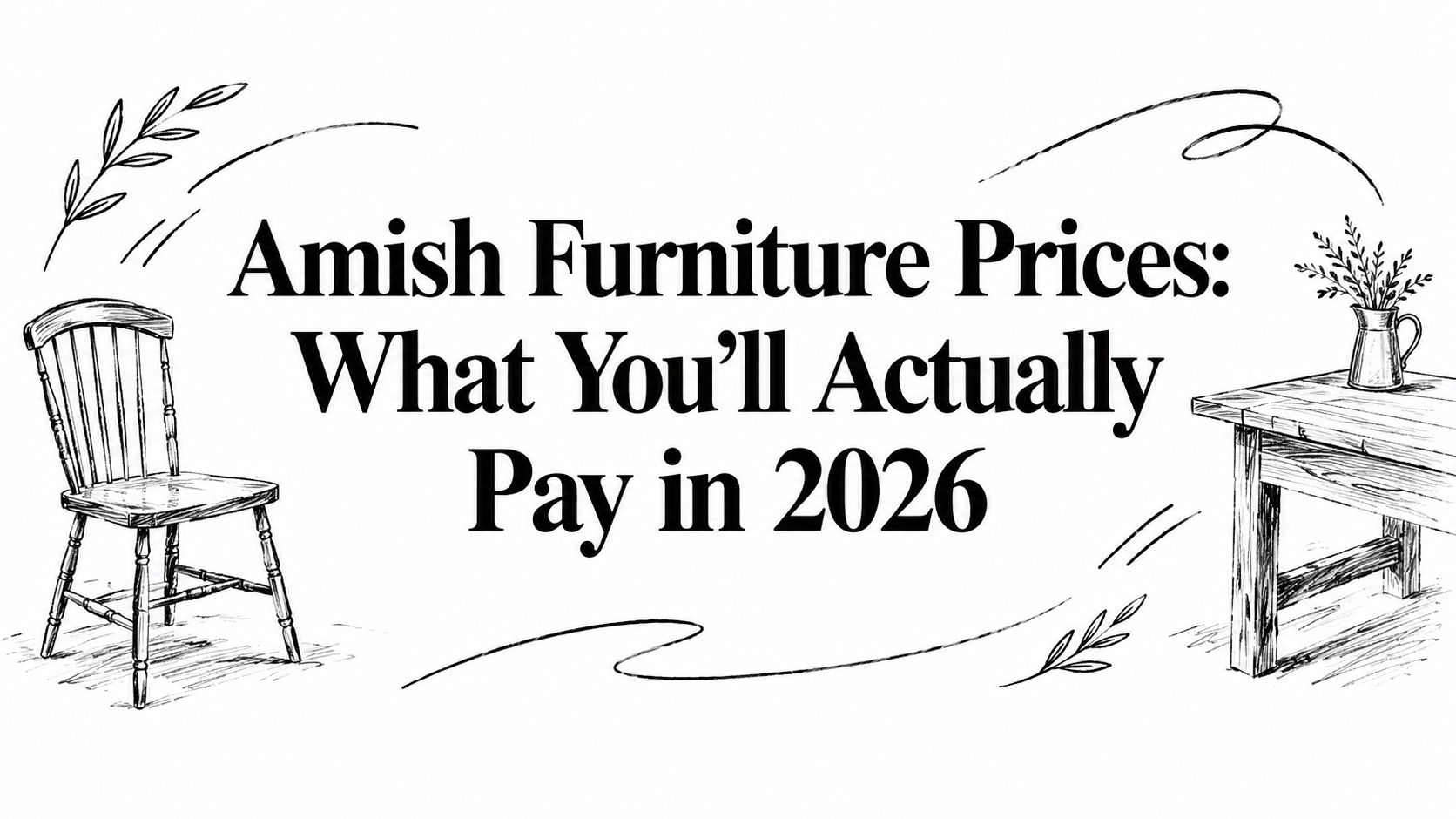 Amish Furniture Prices Furniture Illustration