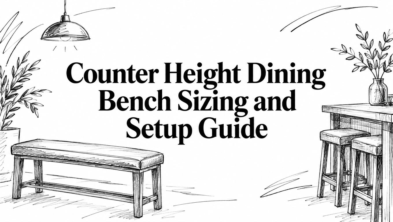 Counter Height Dining Bench Furniture Guide