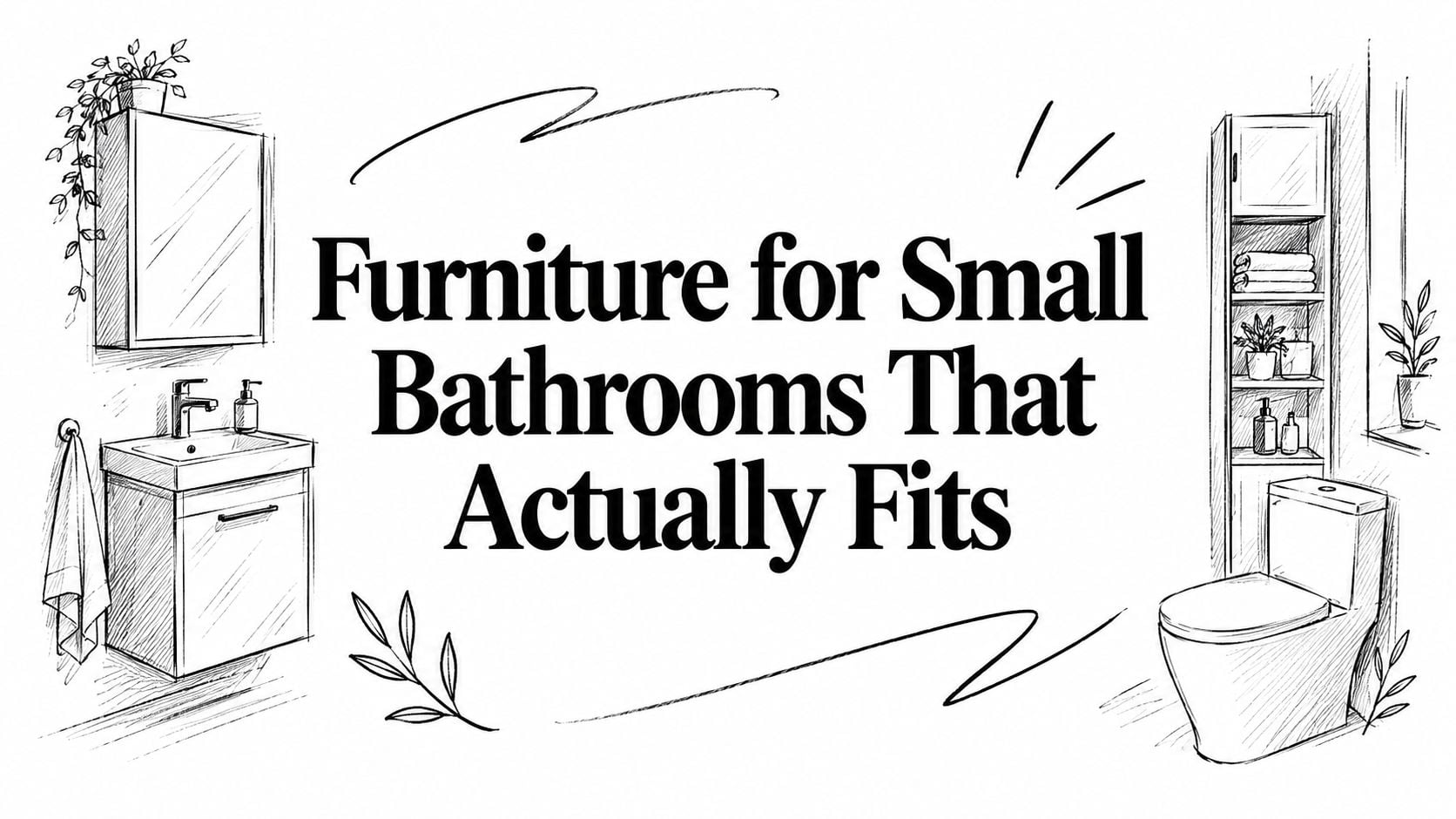 Furniture For Small Bathrooms Bathroom Sketches