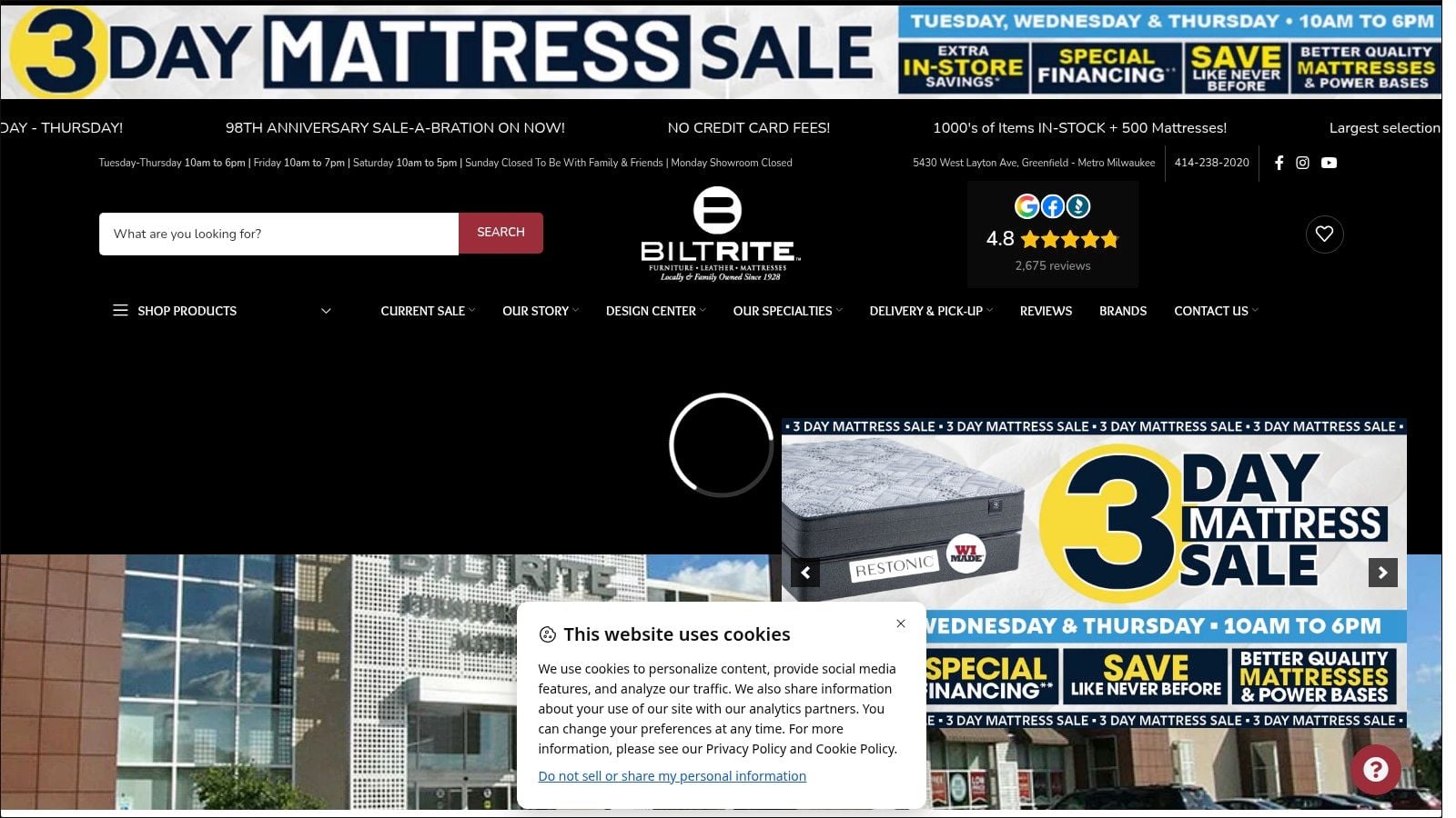 Screenshot from https://www.biltritefurniture.com