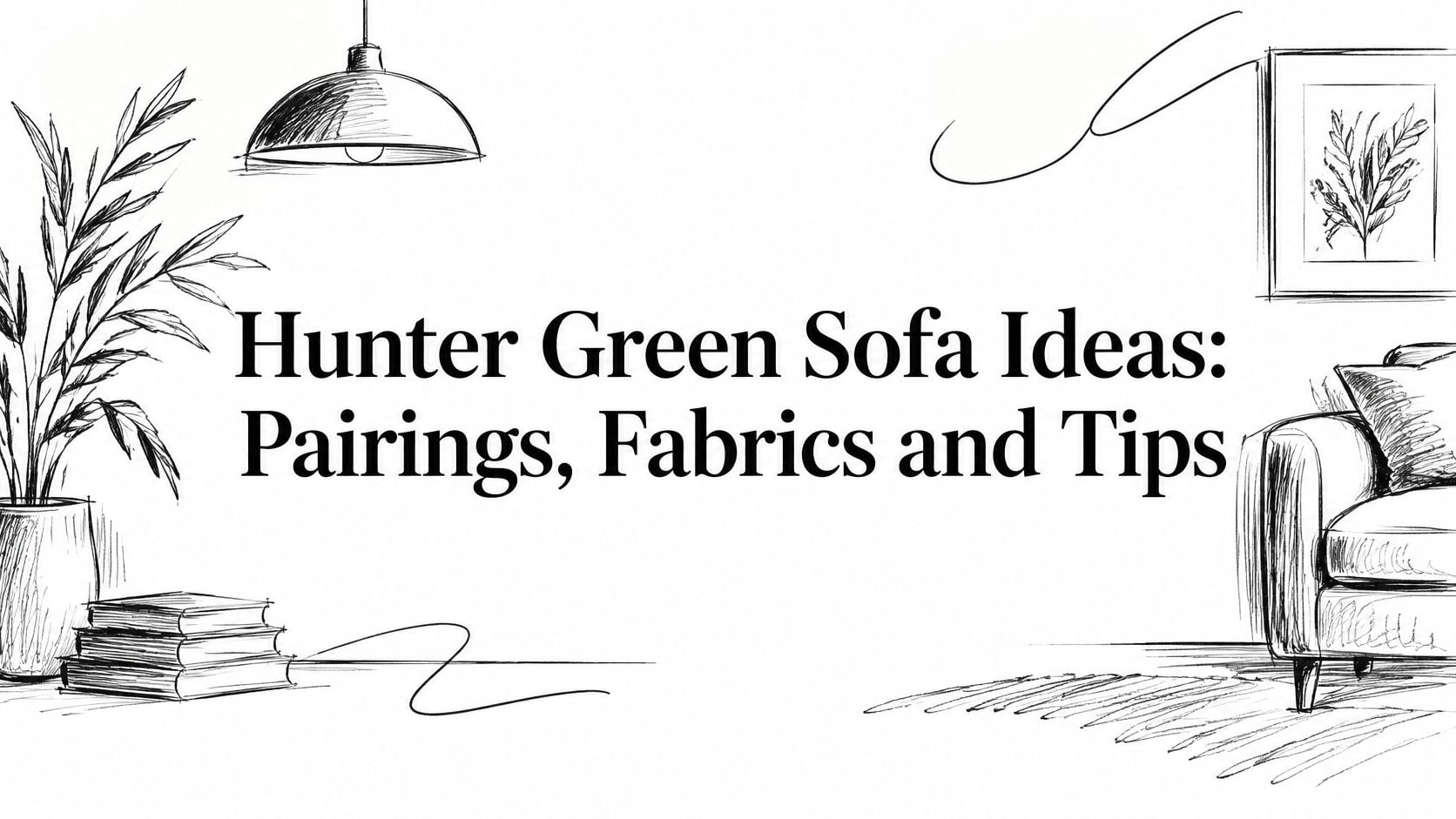 Hunter Green Sofa Living Room