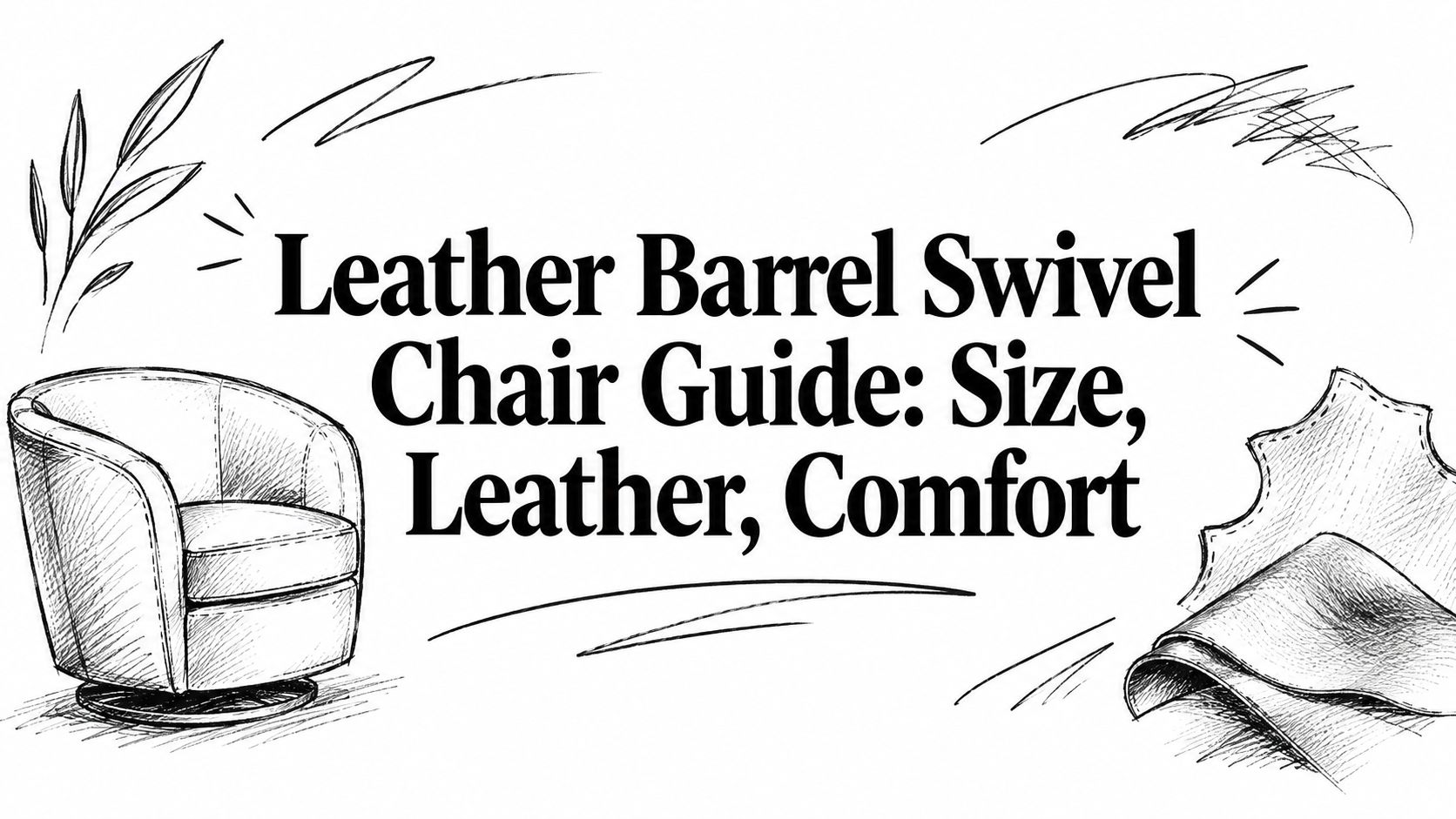 Leather Barrel Swivel Chair Furniture Guide
