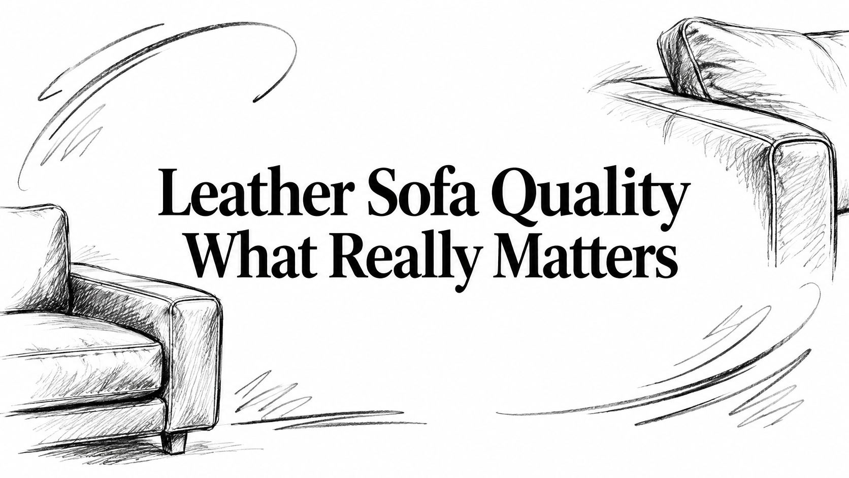Leather Sofa Quality Sofa Sketch