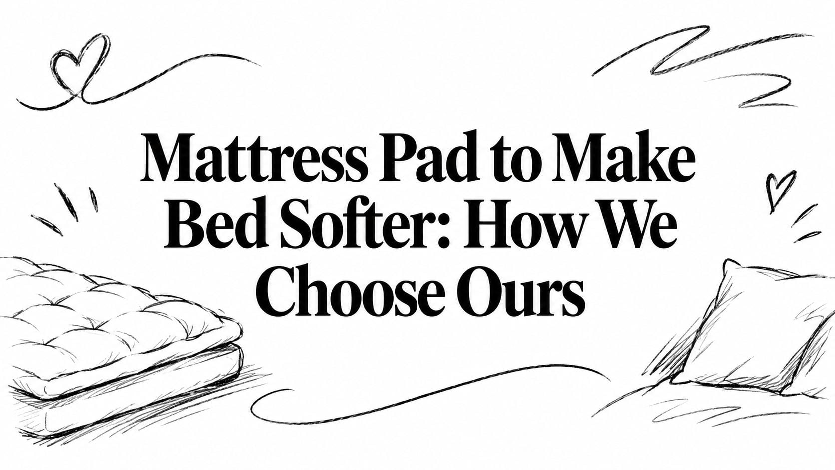 Mattress Pad To Make Bed Softer Comfort Illustration