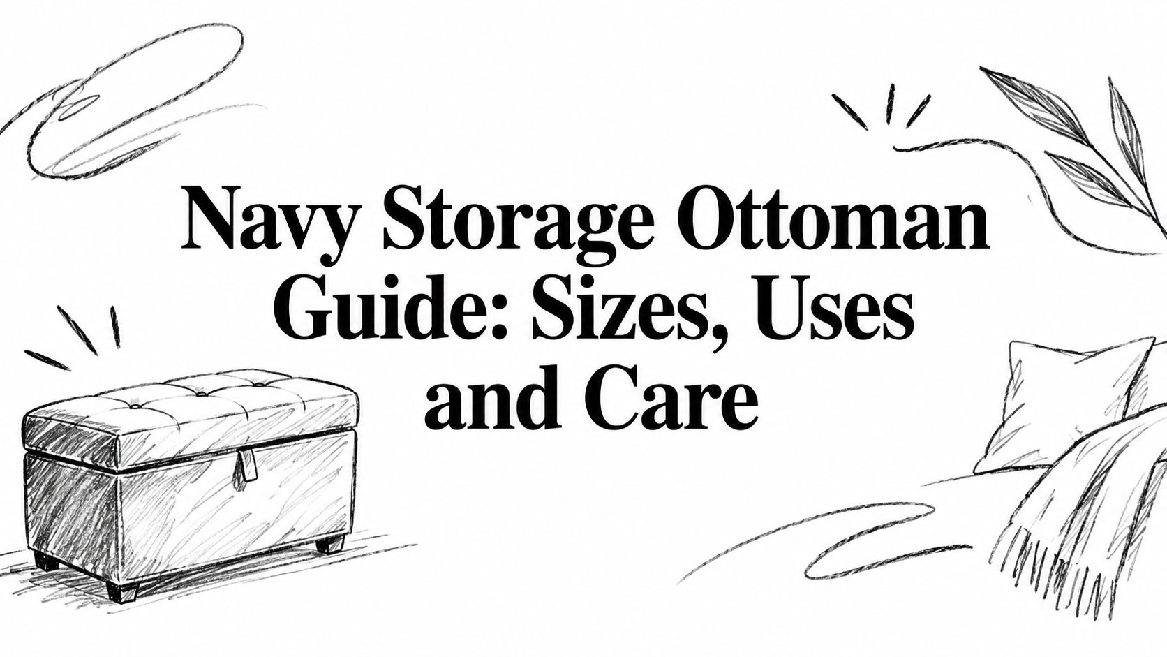 Navy Storage Ottoman Guide
