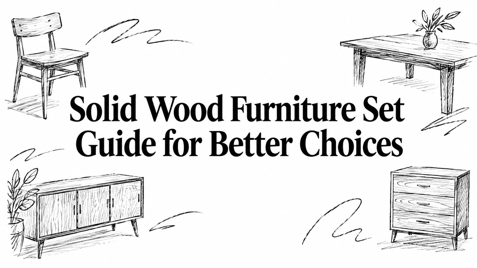 Solid Wood Furniture Set Furniture Drawings